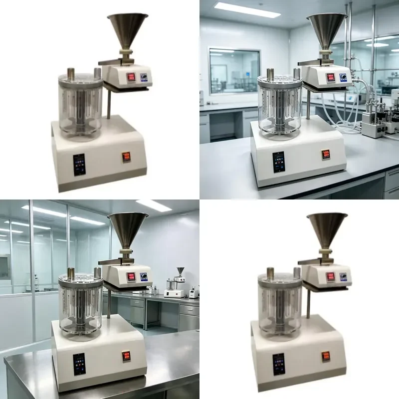 Automatic Rotary Tube Sample Dispenser for Mineral Soil Cement Grain Feed Powder and Other Materials Efficient Lab Equipment
