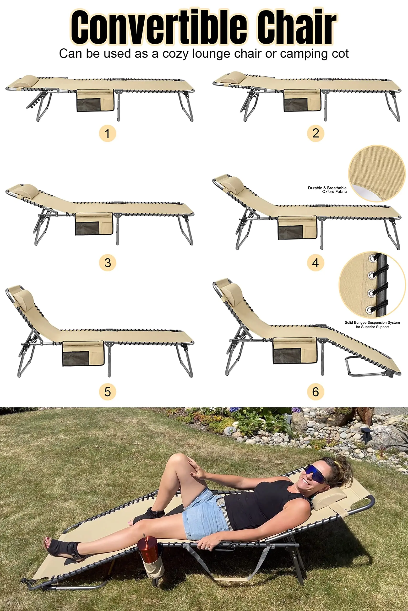 الجملة الحديثة حديقة المحمولة مريح الكبار للطي عالية الظهر صالة كراسي كرسي للبيع #3