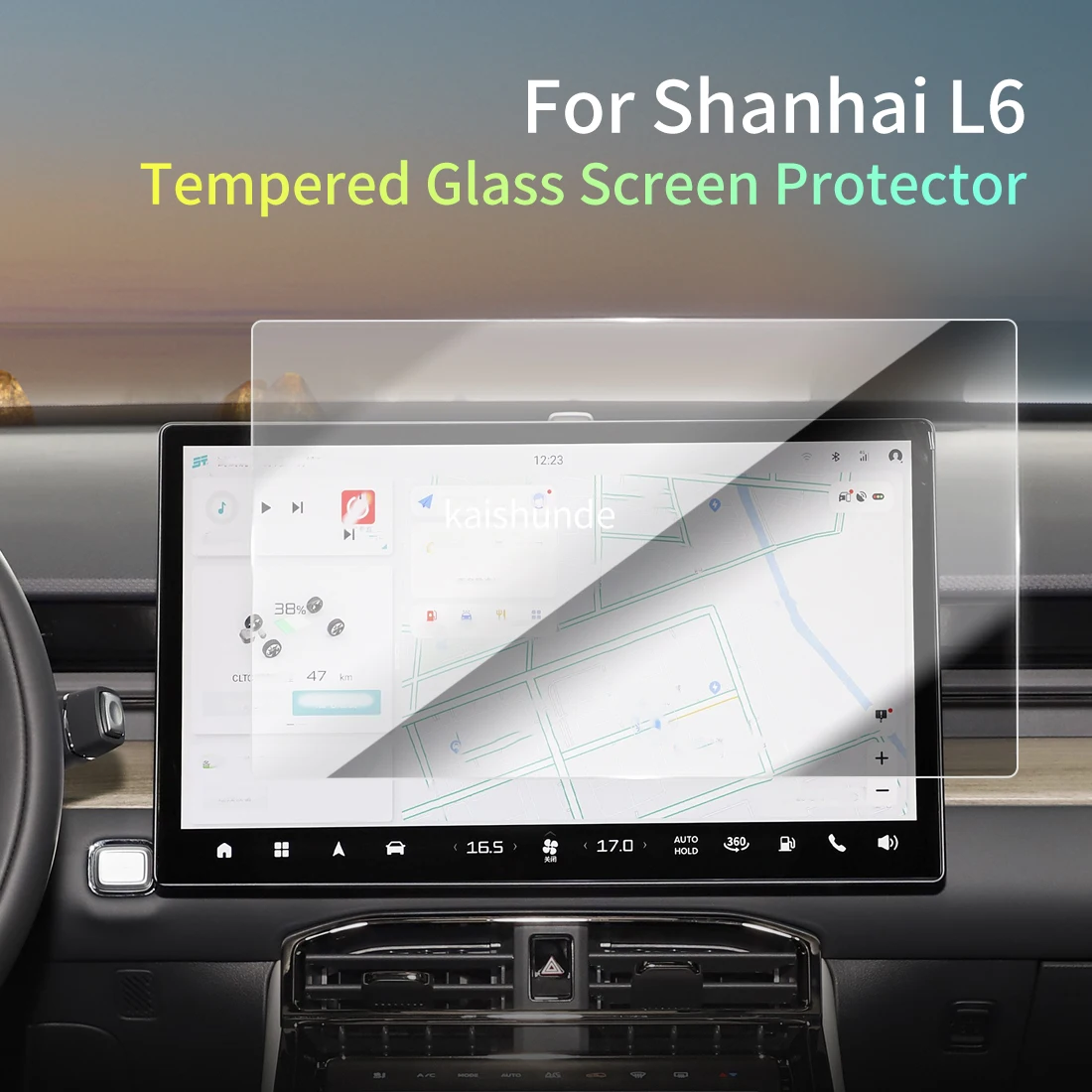 Car Stickers Meters Protector For 26 Jetour Shanhai L6 Tempered Glass Protective Film Display Navigation Vehicle