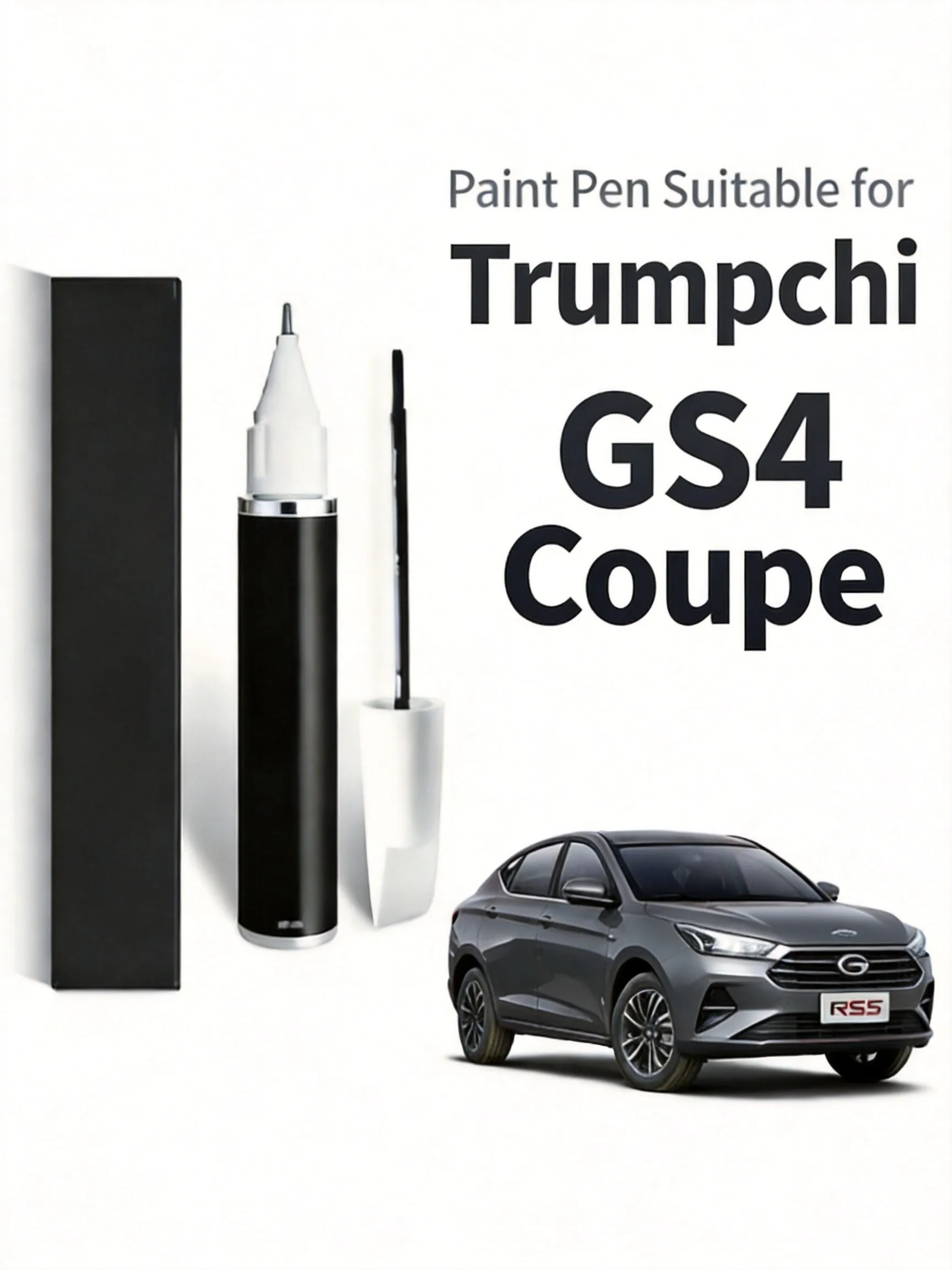 Compatible Touch Up Paint Pen for Trumpchi GS4 Coupe Car Scratch Repair Remover Paint Fixer Red DIY Paint Care