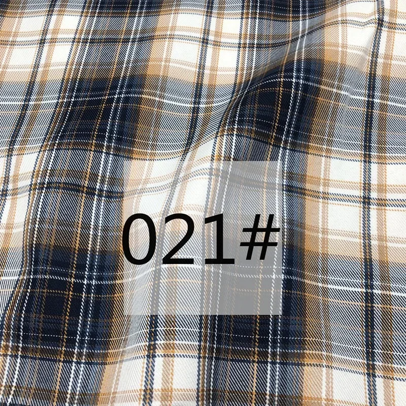 Plaid Fabric Smooth By The Meter for Clothing Dresses Sewing Japanese-style Jk Uniform Cloth Needlework Breathable Anti-wrinkle