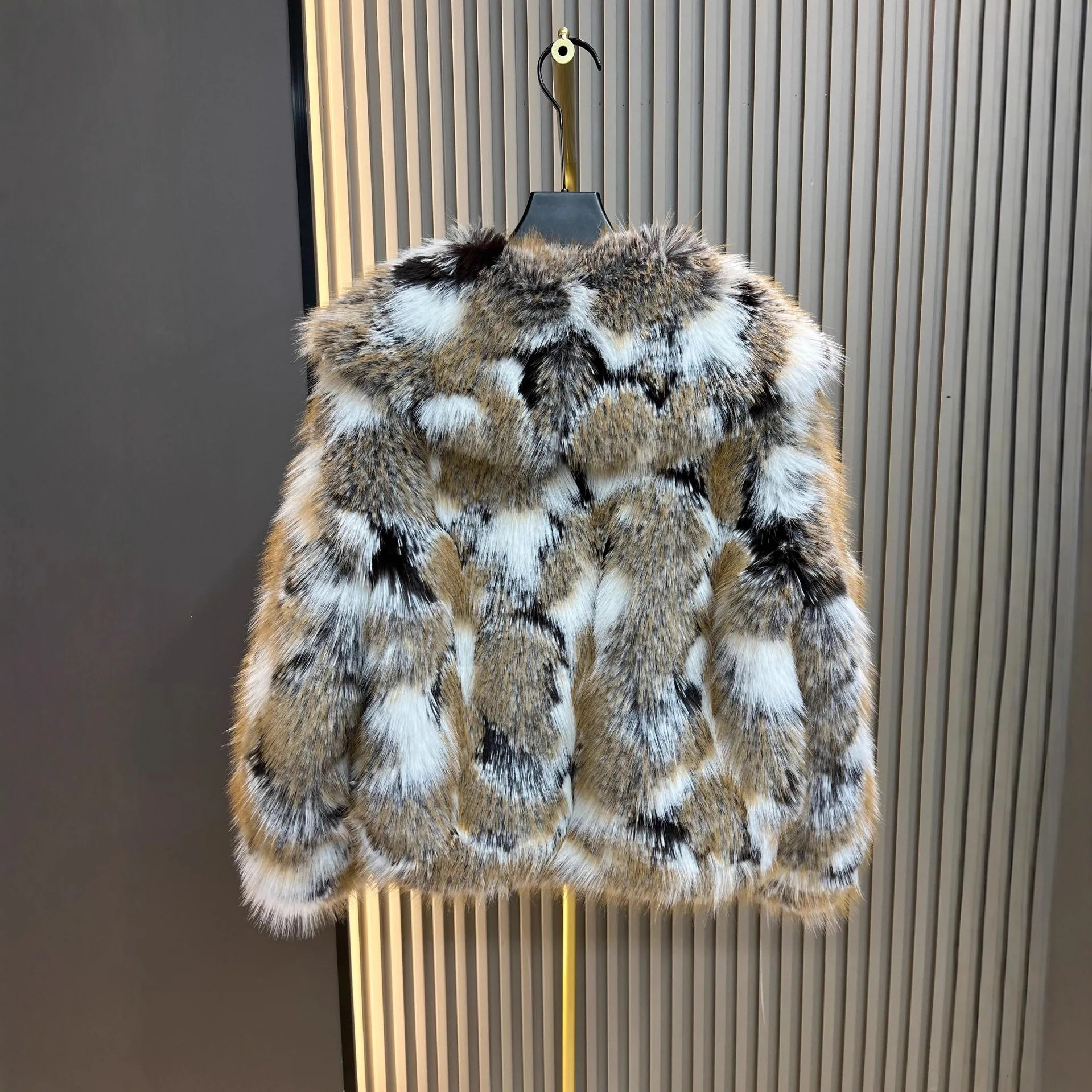 Manteau d'hiver en fausse fourrure de renard pour femme, Style coréen, élégant, coupe ample, épais, chaud, fourrure et cuir intégrés, nouvelle collection