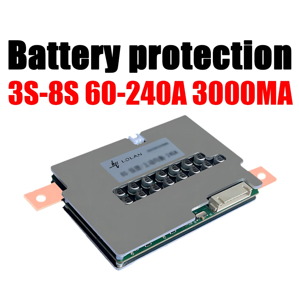 3S 4S 7S 8S Active Balancer BMS battery protection board 120A 150A 200A 240A 12V 24V LifePo4 Li-ion Lithium balancing board