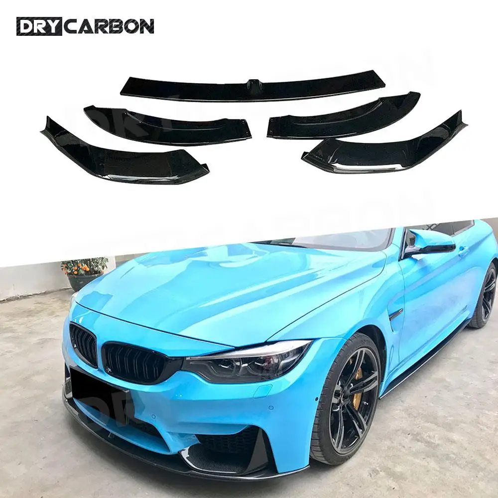 

Front Bumper Lip Splitters Chin Trim Spoiler Front Bumper Lip for BMW 3 Series F80 M3 4 Series F82 F83 M4 2014-2018 Car Style