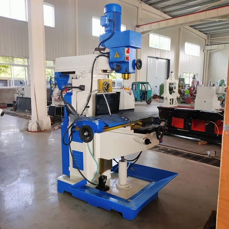 Drilling and milling machine vertical and horizontal dual-purpose can be equipped with digital display automatic tool feeding