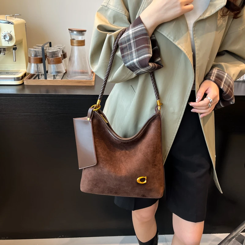 

Elegant Ladies Handbag Genuine Leather Crossbody Bag Luxury Brand Women's Shoulder Tote Designer Messenger Bag