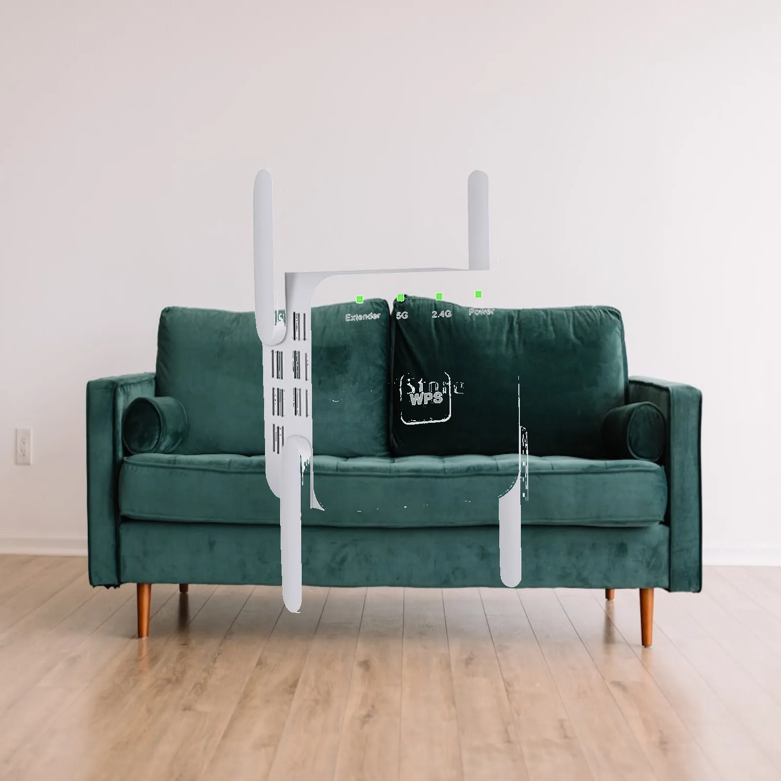 Wireless 1200mbps Wifi Repeater Signal Booster Dual Band Extender 4 Antenna for Smart Devices Connectivity