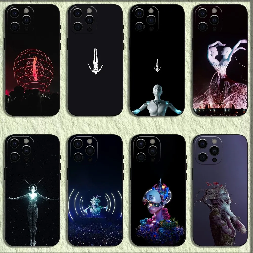 DJ A-Afterlife Anyma Phone Case For iPhone 16,15,14,13,12,11,Pro,X,XS,Max,XR,Plus,Mini Soft Black Cover