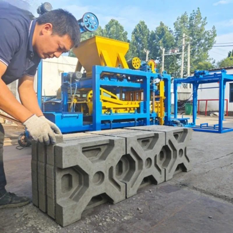 High Efficiency Automatic Hollow Block Brick Making Machine Hot Sale in Nepal