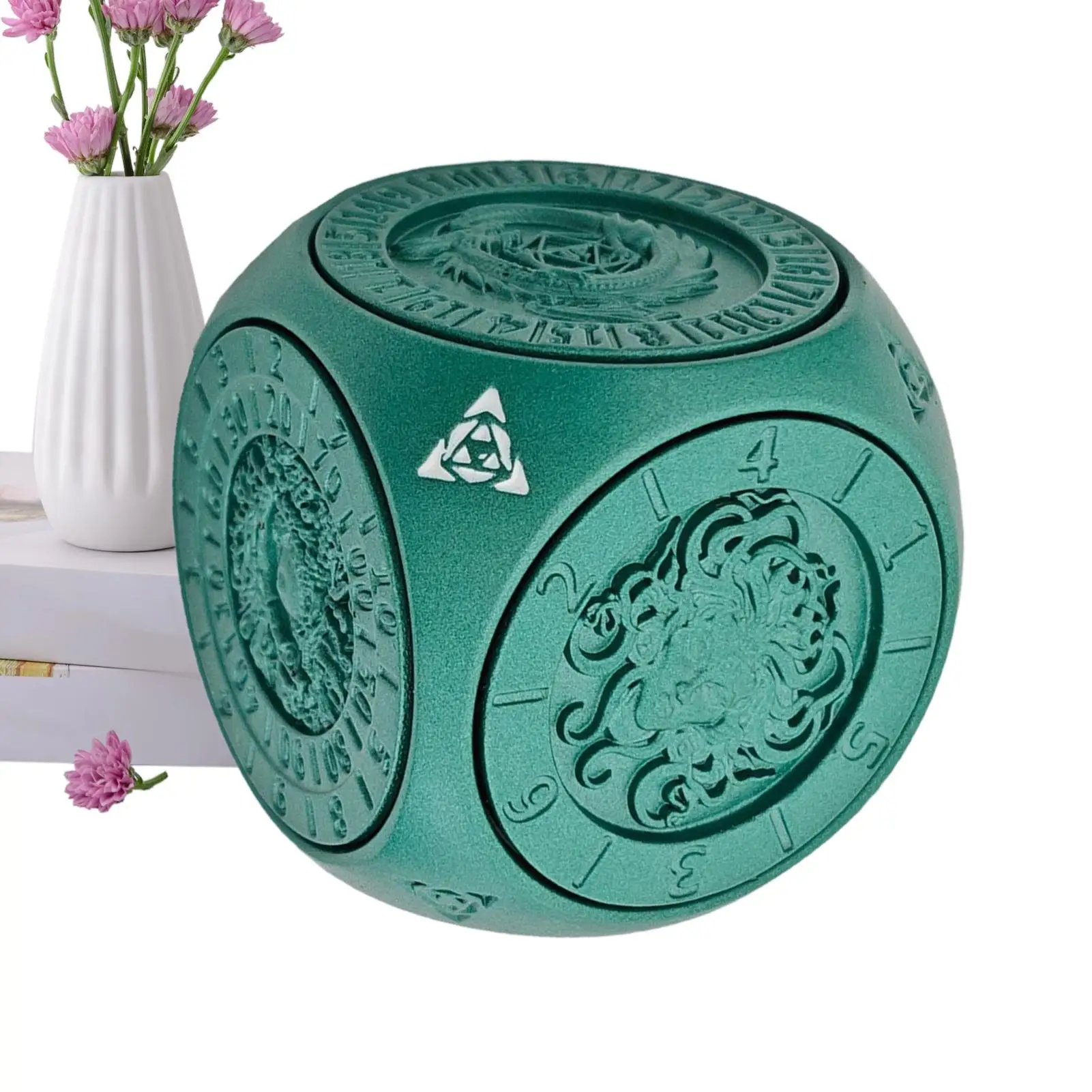 

Role Playing Dice 7-in-1 Standard Game Dice Rotating Geometric Toy For Gathering Teens Familycouples Classroom Travel Adults