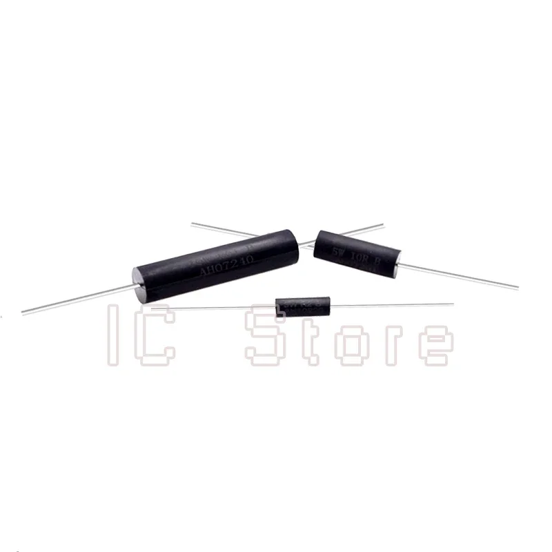 5-10PCS 0.5W Precision Resistor 0.1% 1Ω-10MΩ Low TCR Non-Inductive Metal Film Sampling Calibration Resistor