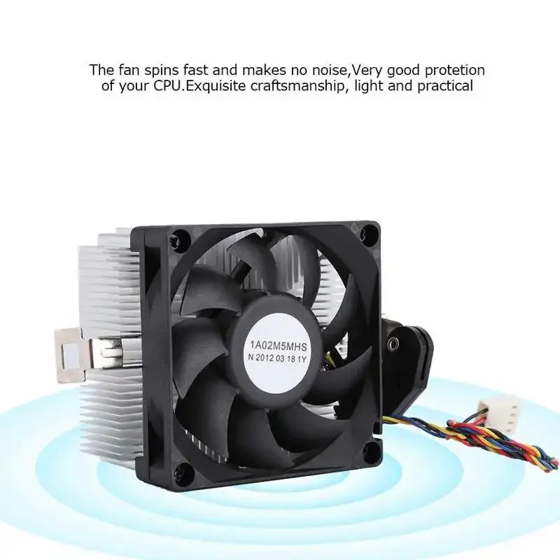 For AMD CPU Cooler 12V Hydraulic Bearing 2200RPM High Speed 7015 Silent Fan