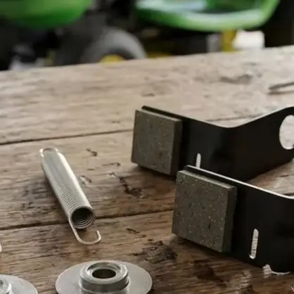For Routine Mower Maintenance As Shown Brake Pad Kit High-performance Friction Material Complete Hardware Included