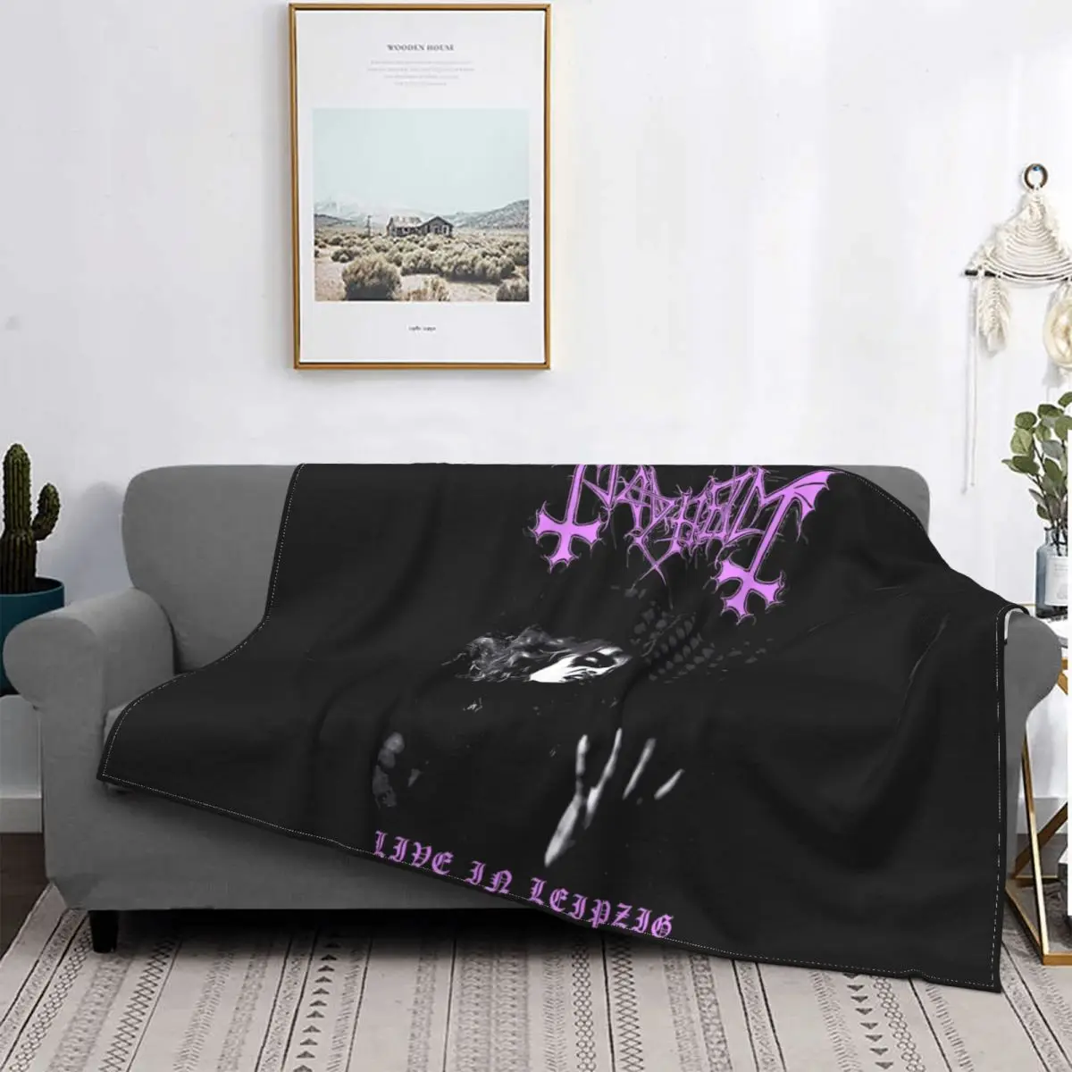 Mayhem Live In Leipzig Black Metal Mayhem Blanket Soft New Style Breathable Cover Blanket Family Expenses