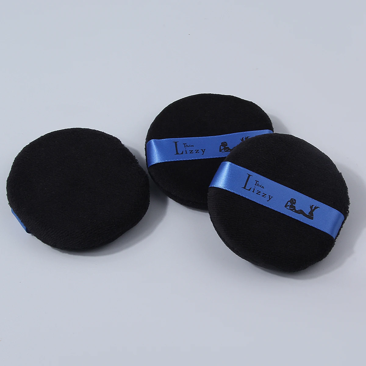 3 STKS Superzachte dubbelzijdige massaal poederdons, ronde setting poederdons, professioneel gezichtsmake-uptool