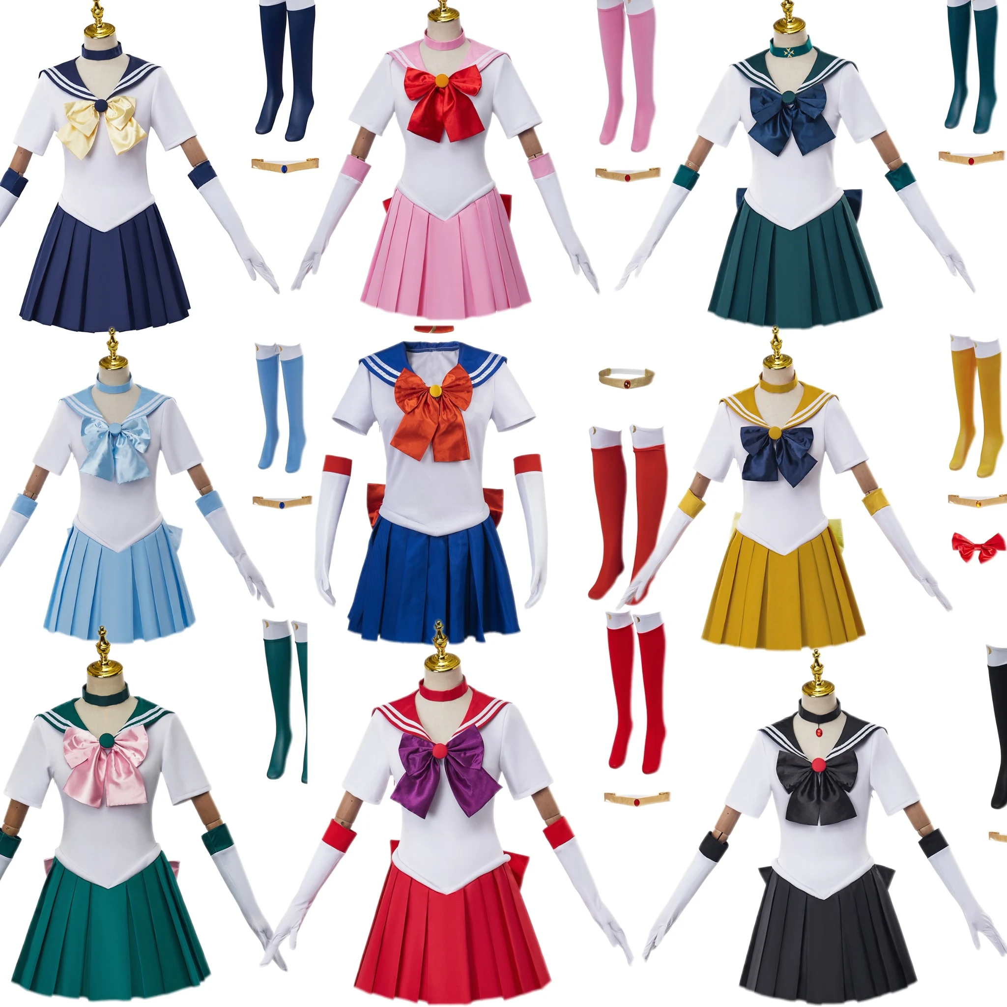 

Tsukino Cosplay Usagi Cosplay Costume Eternal Women Girls Dress Outfits Halloween Carnival Costumes