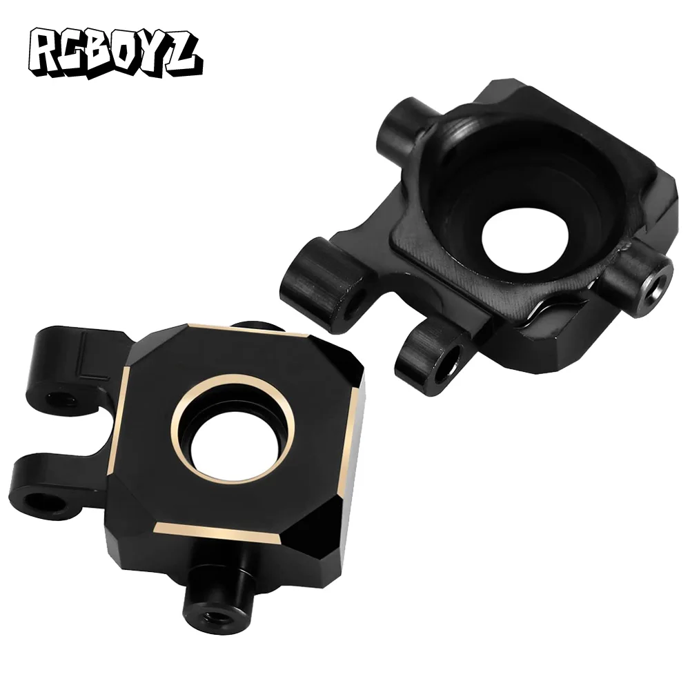 

Black Brass Steering Blocks Knuckle for 1/18 RC Crawler TRX4M Counterweight Knuckle for Traxxas Defender Bronco Rc Upgrade Parts