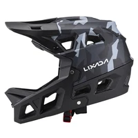 Casco de bicicleta de montaña de cara completa para adultos, casco de carreras para descenso, MTB, equipado con soporte de barbilla EPP para adultos, ciclista de bicicleta de montaña