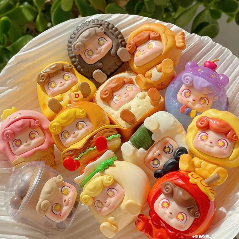 Qkid Street Food King Mini Blind Box Handwork Cute Toy Mystery Box 