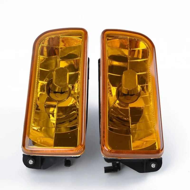 For 1992-1998 BMW 3 Series E36 M3 Chrome Fog Lights Replacing Lamps Yellow Lens view 3