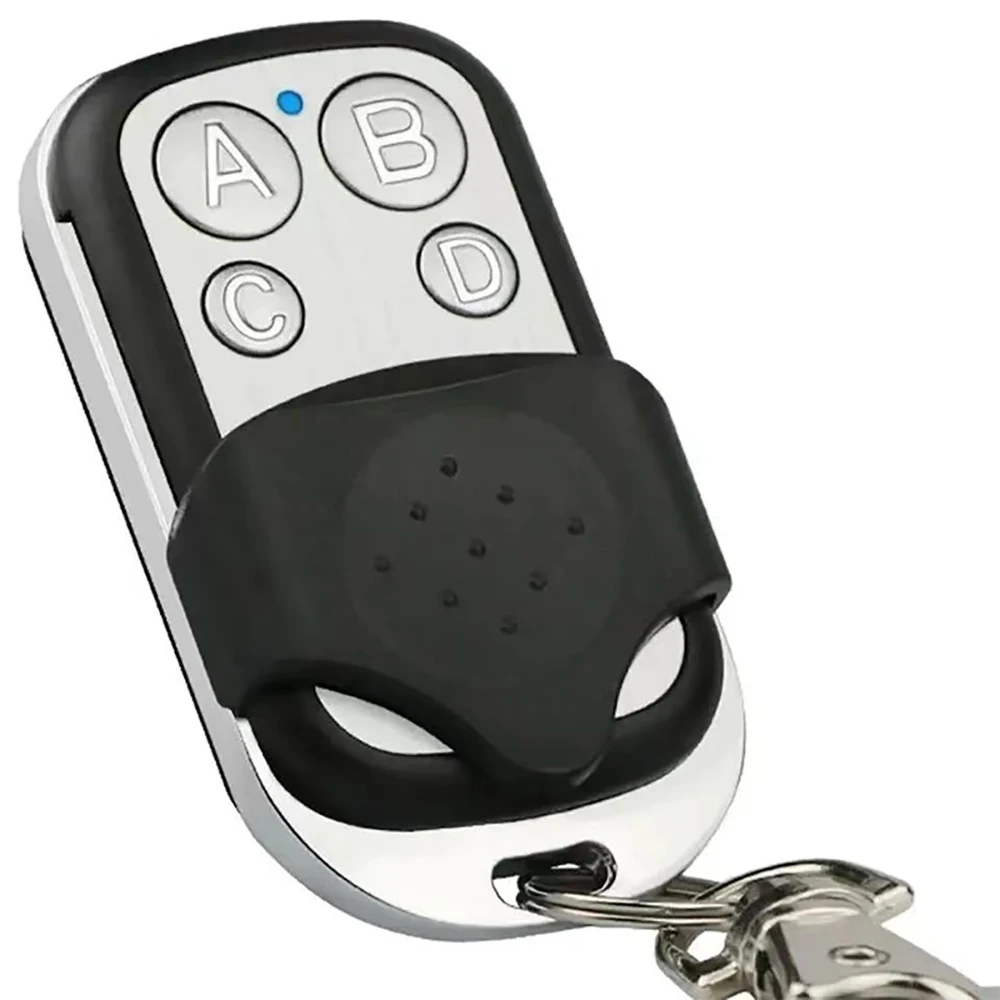 433MHz Universal 4 Button Garage Door Opener Remote Control Clone Fixed Code Rolling Code Learning Duplicator for Gate