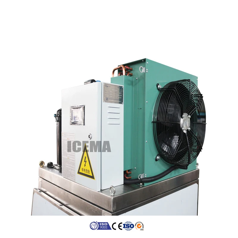 

300kg Per Day Automatic Fresh Water Flake Ice Maker Machine For Food Preservation And Supermarket