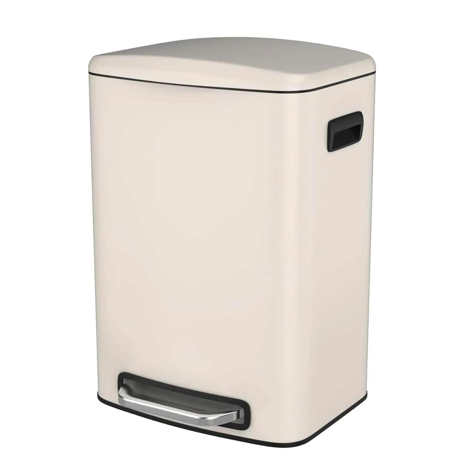 

13 Gallon Stainless Steel Trash Can with Soft Close Lid - Hands-Free Foot Pedal, Durable Construction - Perfect for, Customized
