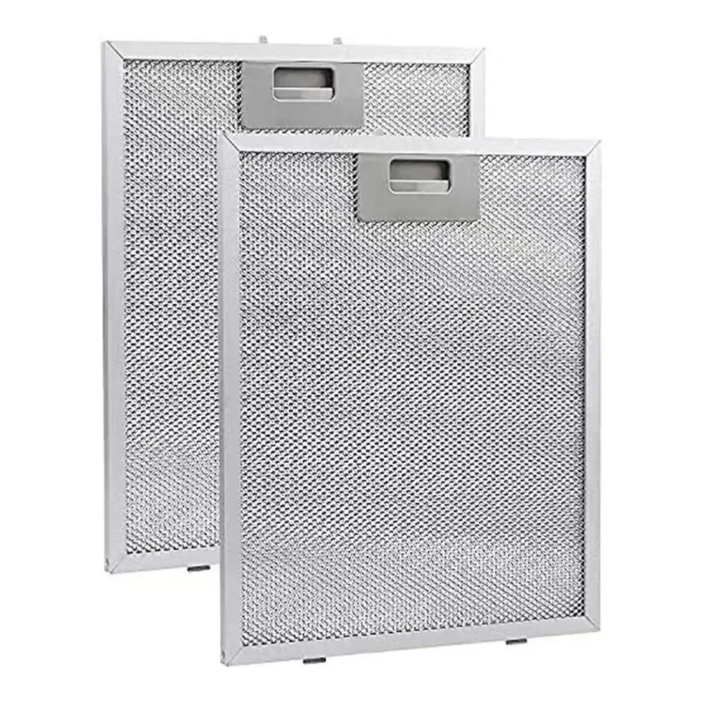 Accessori da cucina utili moderni filtro antigrasso sostituzione filtro metallico colore argento acciaio inossidabile 250X310mm