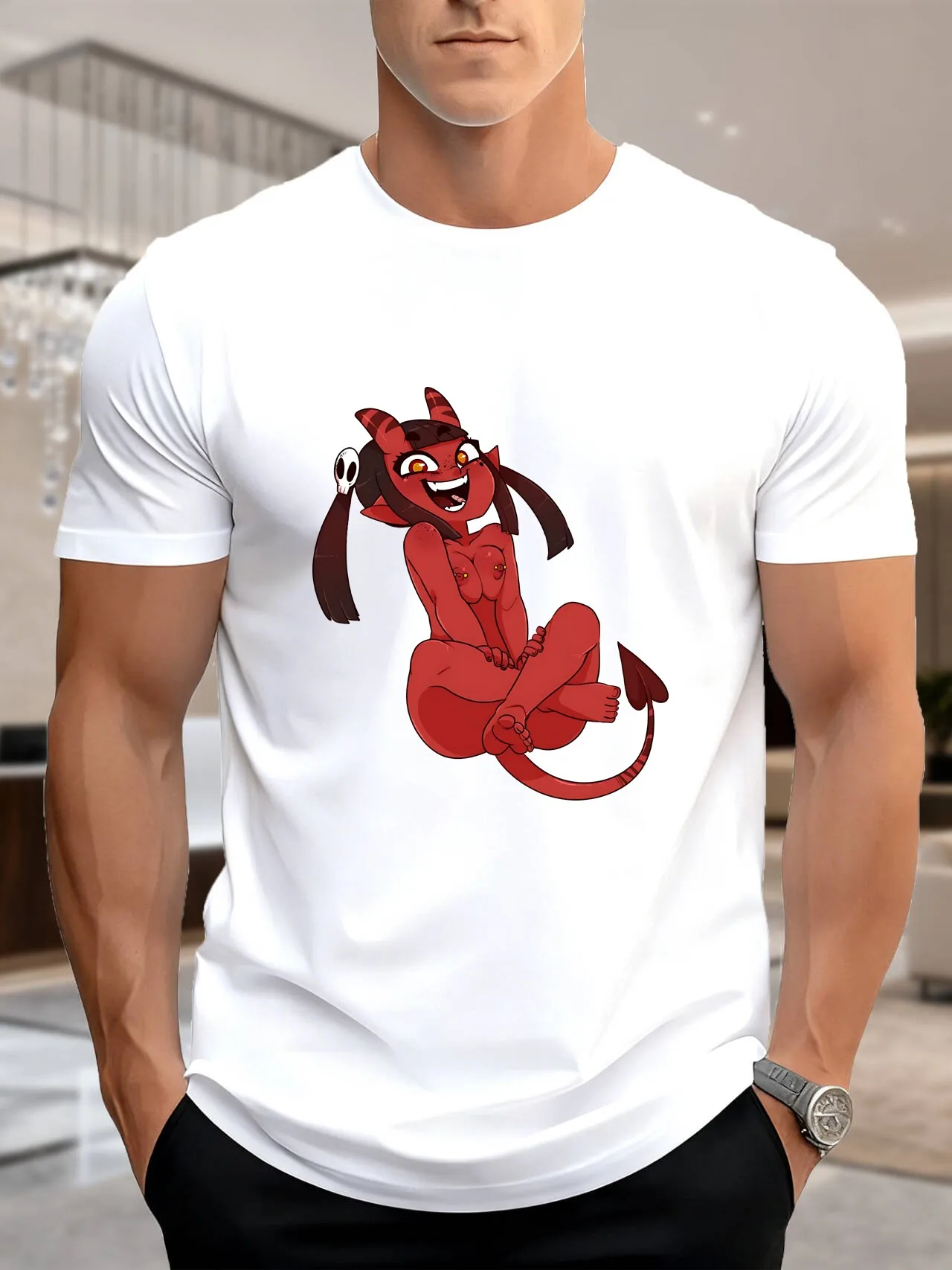 2025 نموذج جديد عصري ومبتكر تي شيرت رجالي النووية Wasabi Meru وصول جديد موضة الوزن الثقيل