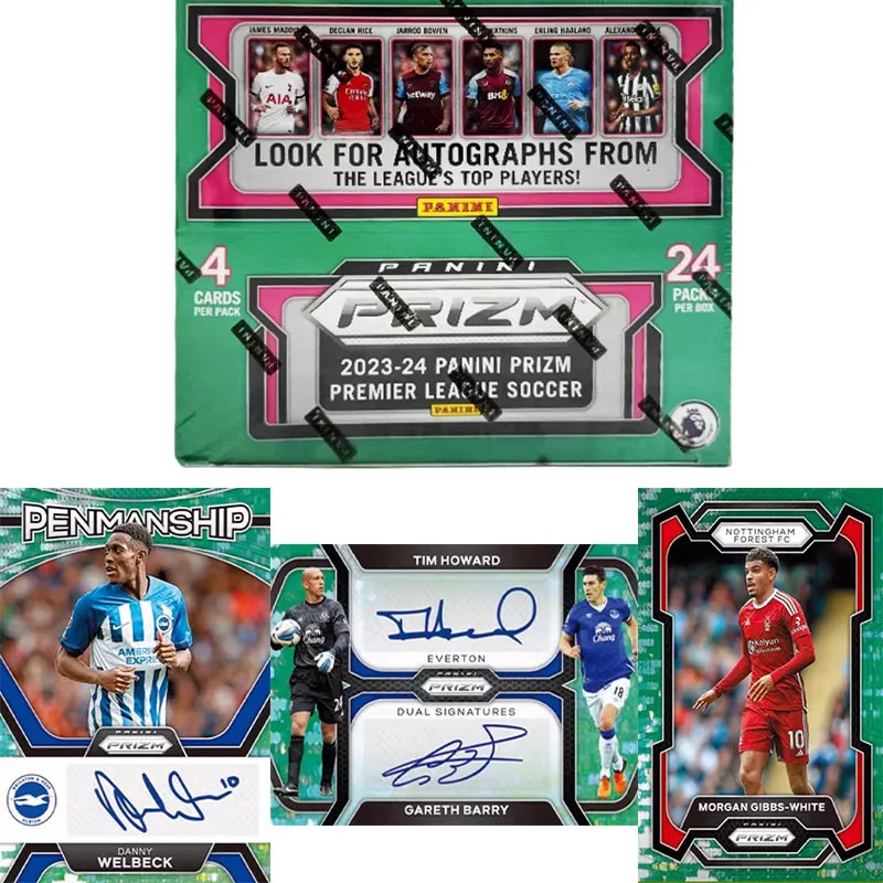 

Коллекционная серия карточек Panini Prizm EPL 2023-24 Retail Edition: Официальные лицензированные редкие карточки футбольных звезд