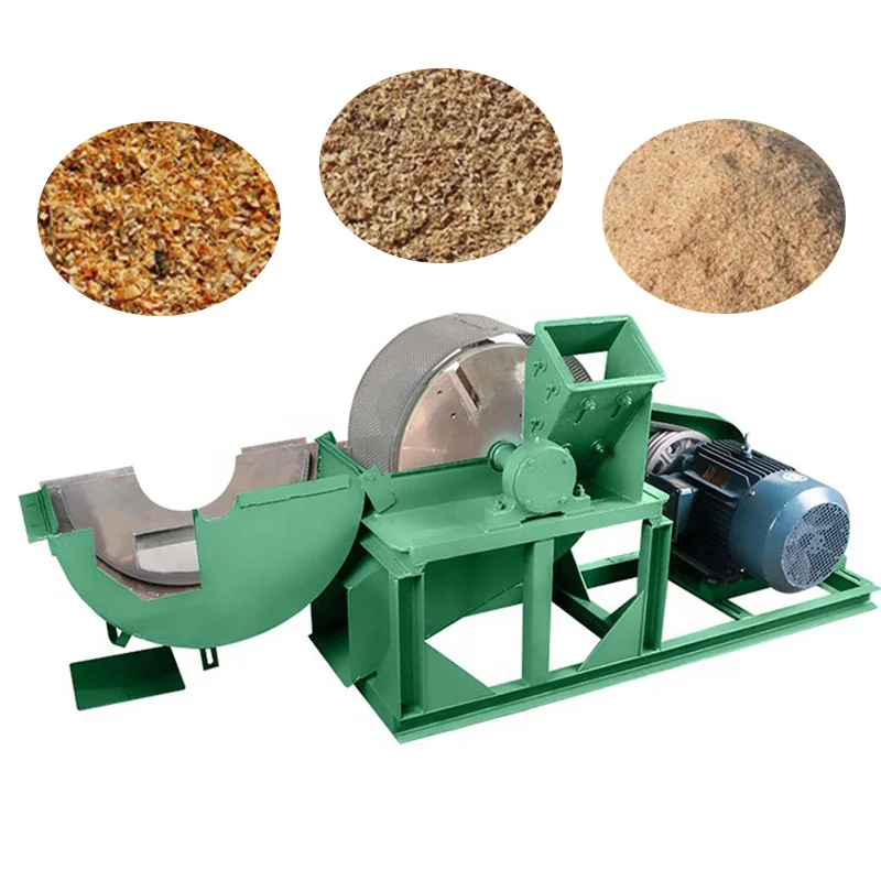 Diesel Engine Motor Mobile Wood Crusher High Efficiency Mushroom Wood Log Crusher 0.3-1T Capacity 220V/380V 2 Years Warranty