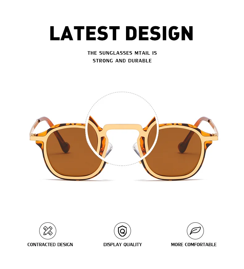 Neue Mode Marke Design Edelstahl Legierung Gläser Rahmen für Mann und Frau Anti Blau Licht Computer Telefon Flache Licht Gläser – Detail 2