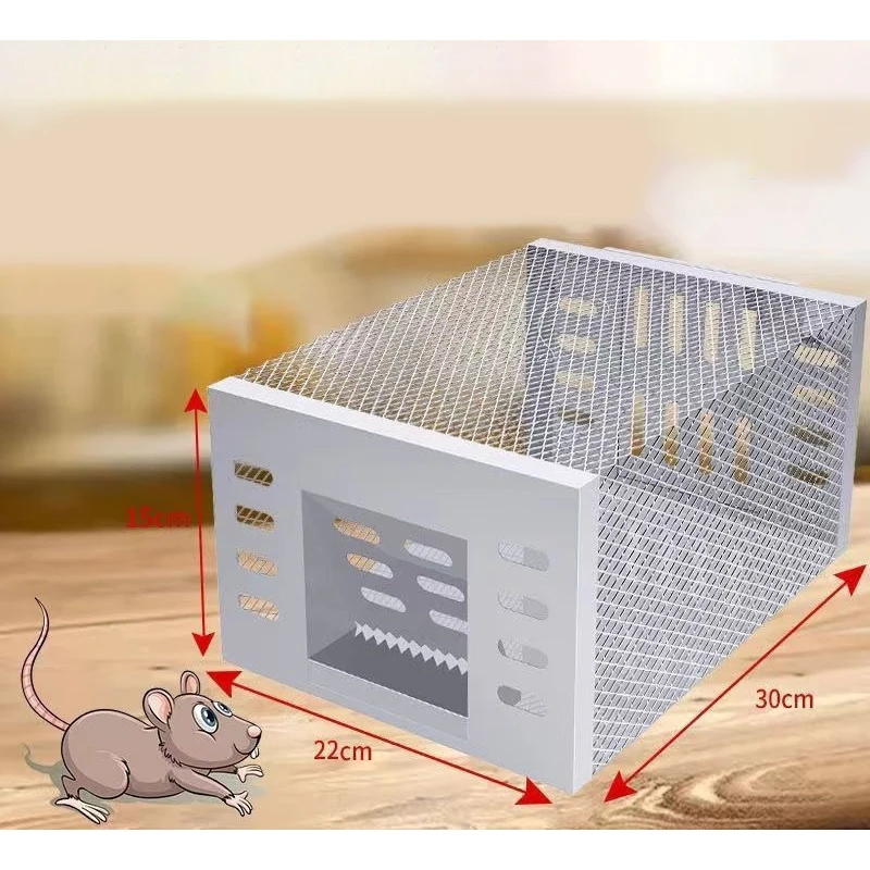 D5 Large Mousetrap Automatic Continuous Cycle Mouse Trap Mice Home Garden Rat Trap For Mouse Catching Artifact Safe And Harmless