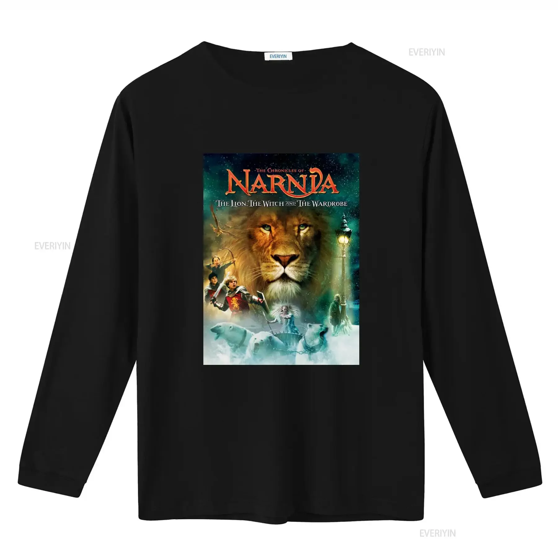 The Chronicles Of Narnia Lion Witch And Wardrobe T Shirt Classic Holiday Movie Print  vintage Washed Slightly Casual
