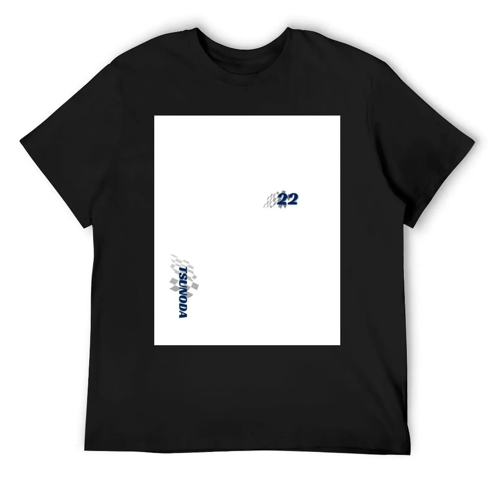 

Yuki Tsunoda Scuderia Alpha Tauri 22 Design T-Shirt basketball graphic tees blue archive mens t shirt