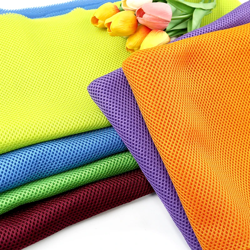 50x150cm 100x150cm 3D Spacer Mesh Fabric 3 Layer Elastic Breathable for Seat Cover Sofa Bag Shoes Upholstery DIY Supplies