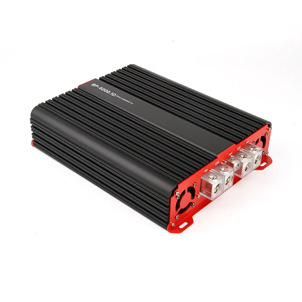 QMF BP-5000.1 big power 5000W class D d monoblock 12V car power amplifier car car digital amplifier