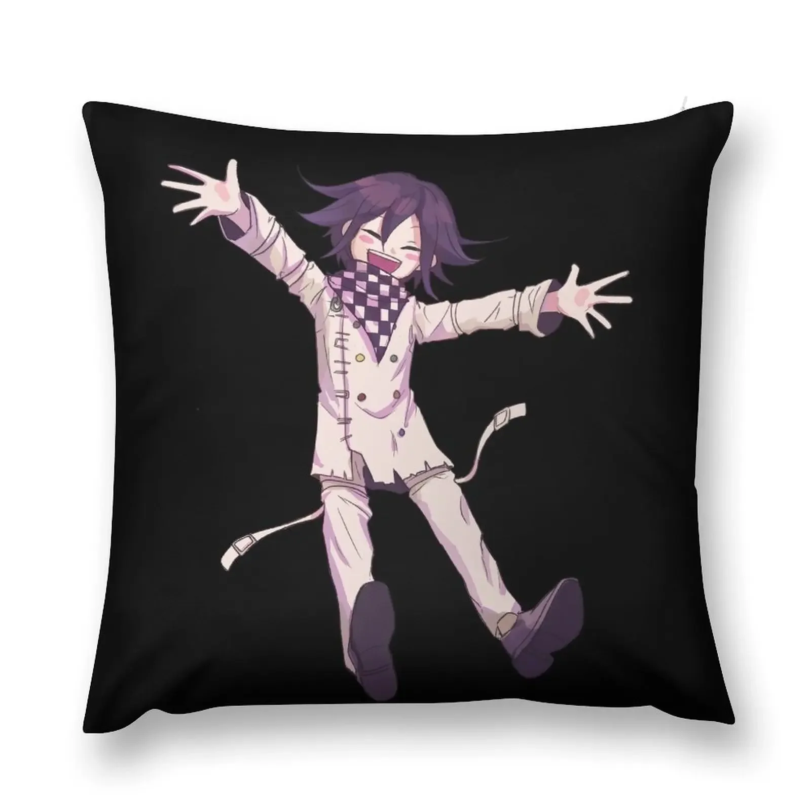 

happy Kokichi Oma ndrv3 Throw Pillow Luxury Pillow Cover Sofa Cushions Covers Sofa Cushion Cushions For Children pillow