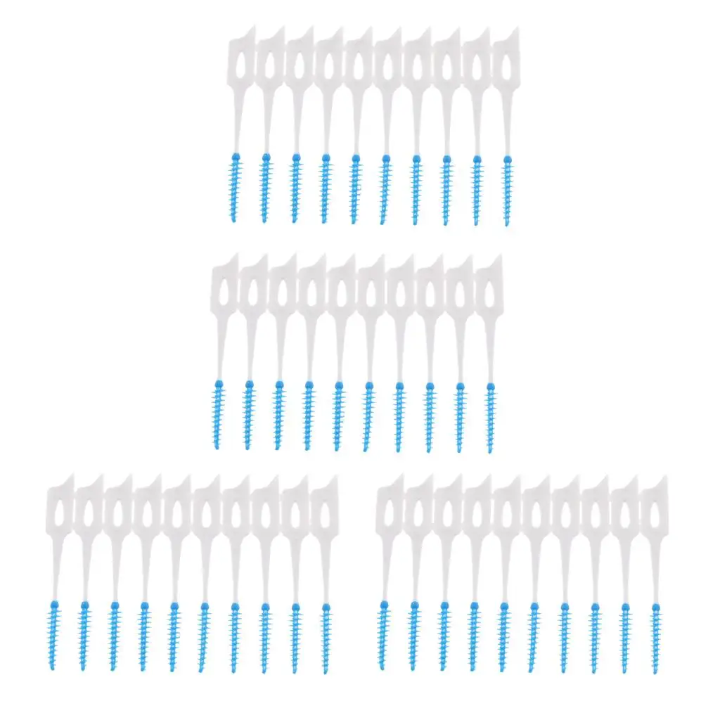 แปรงซอกฟัน 40 ชิ้นแปรงสําหรับฟันซอกฟัน 5 X 0.5 ซม