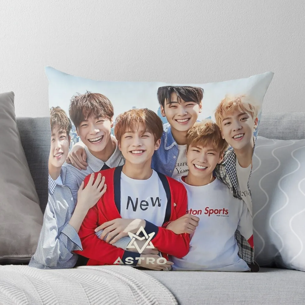 

astro band kpop Throw Pillow luxury sofa pillows Custom Cushion Pillowcases Pillowcases For Pillows