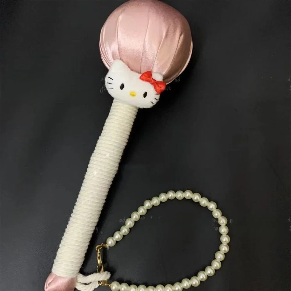 Sanrio Hello Kitty Massage Hammer Cartoon Cute Wormwood Hammer Home Back Joint Beating Handheld Satin Moxibustion Hammer Gift