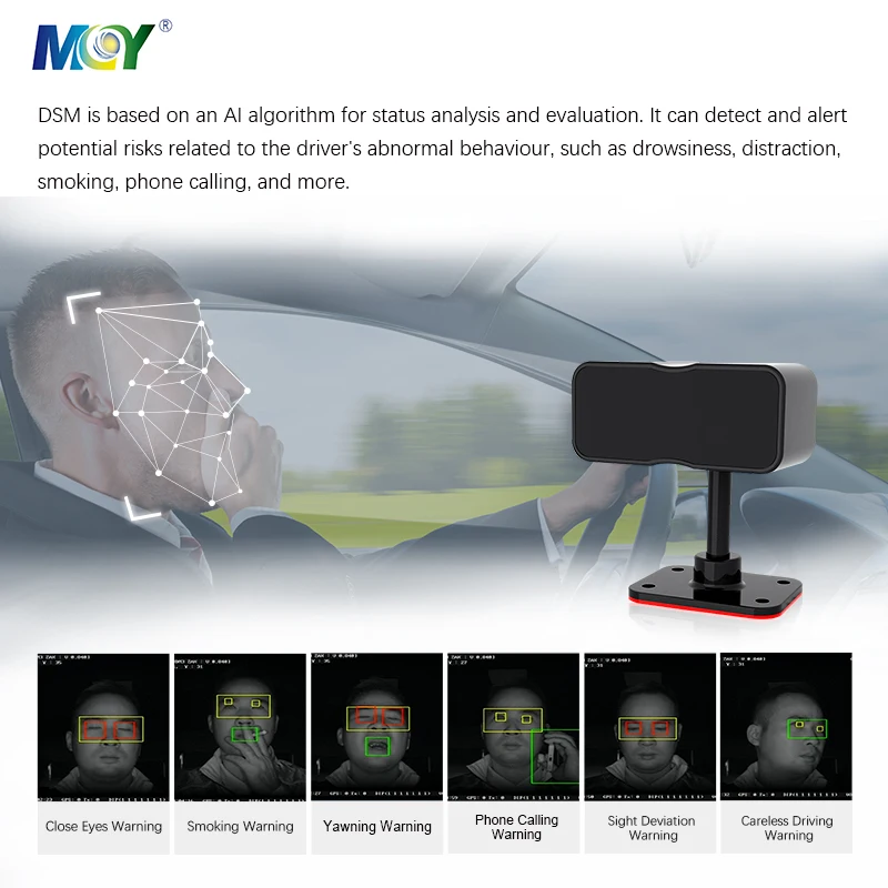 Горячий 4, 8-канальный Ai Mdvr Мобильный видеорегистратор Adas Dsm Fatigue Gps Wifi 4G Taxi Coach School Bus Отслеживание в реальном времени для управления автолетом
