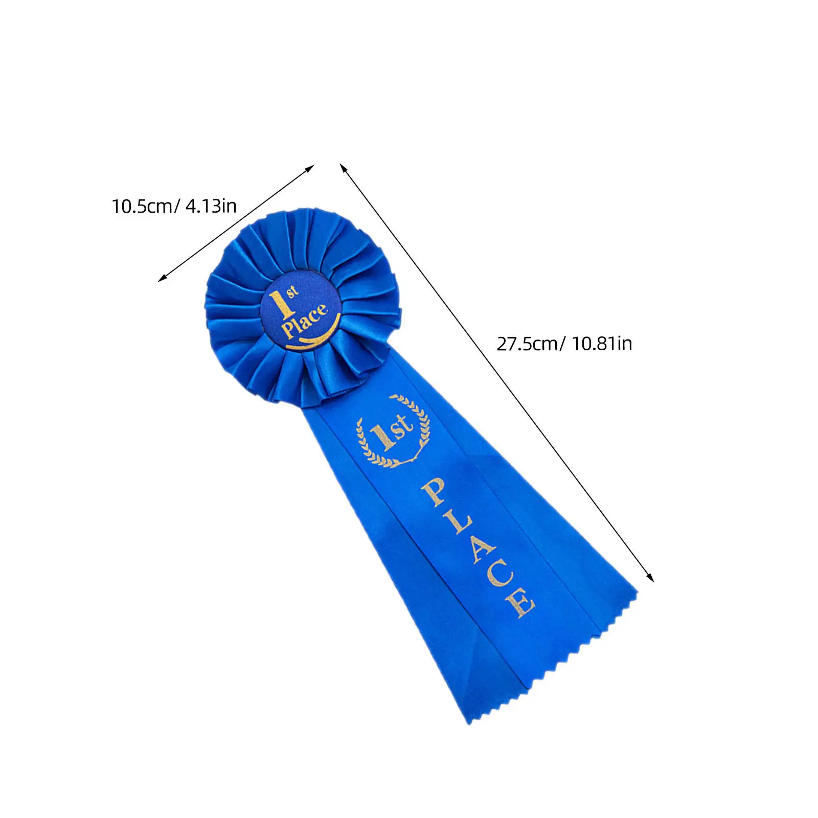 3Pcs Championship Medals and Prize Ribbons for Basketball Soccer Swimming Horse Show Costume Contest Graduation Preschool