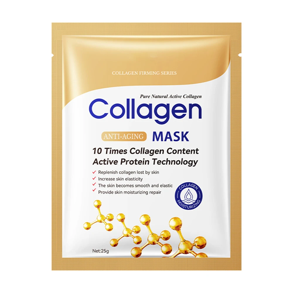 10/20pcs Collagen Face Mask Firming Moisturizing Repair Brightening skincare Face Sheet Mask Beauty Facial Masks Skin Care