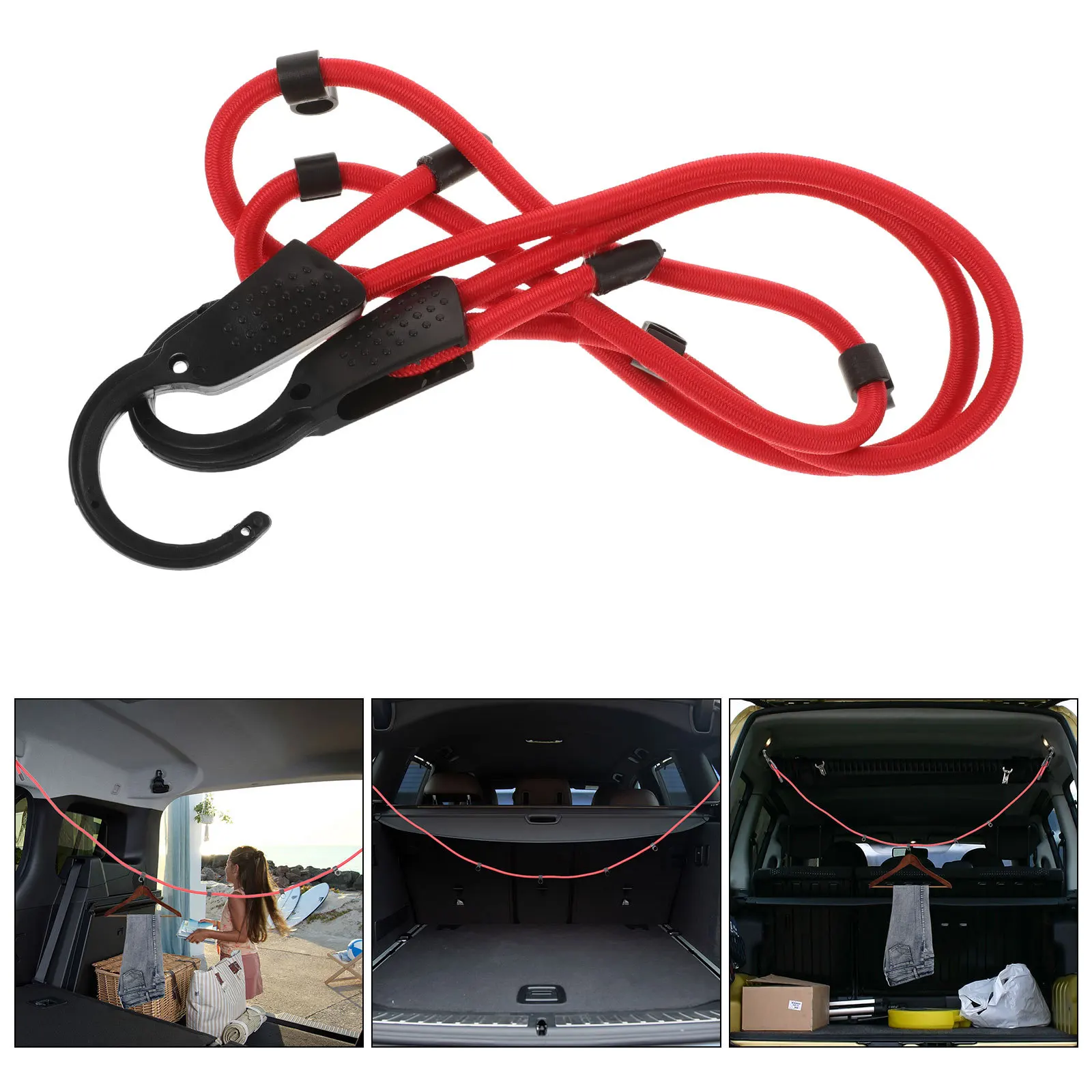 

Car Travel Clothesline Portable Laundry Drying Rope Indoor Outdoor Clothes Line Camping Practical Indoor Clothesline