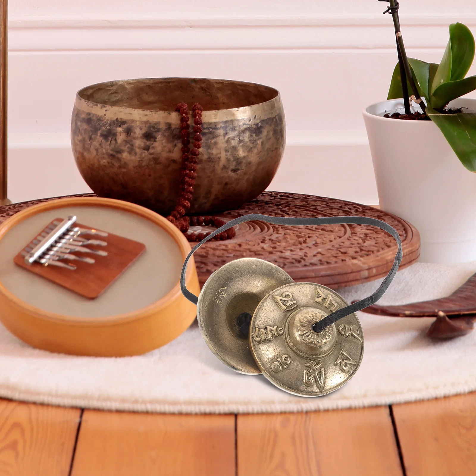 

1Pair Tibetan Tingsha Cymbals Nepalese Dingxia Bells Yoga Chime Percussion Instrument Meditation Music Accessory