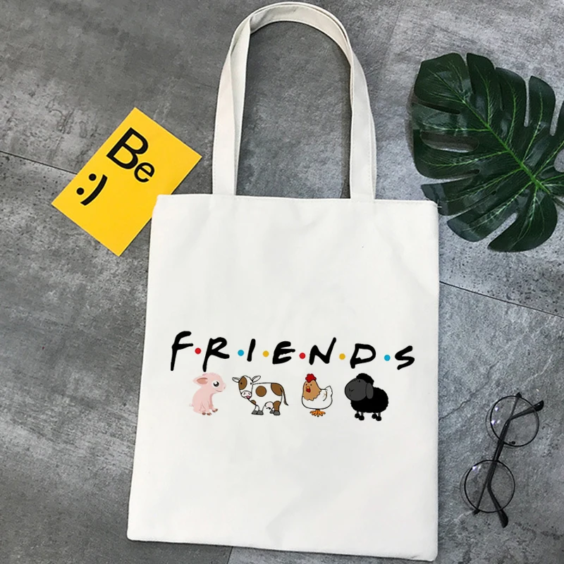 Go Vegan shopping bag canvas bag print cotton shopper shopping bolsas de tela bag bolsas cute cartoon handbag,drop shipping