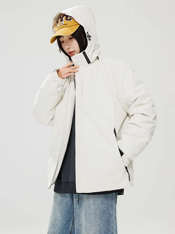 

Мужской утепленный хлопковый жилет с капюшоном для активного отдыха, осенне-зимний, ветрозащитный, теплый, с длинными рукавами, для альпинизма