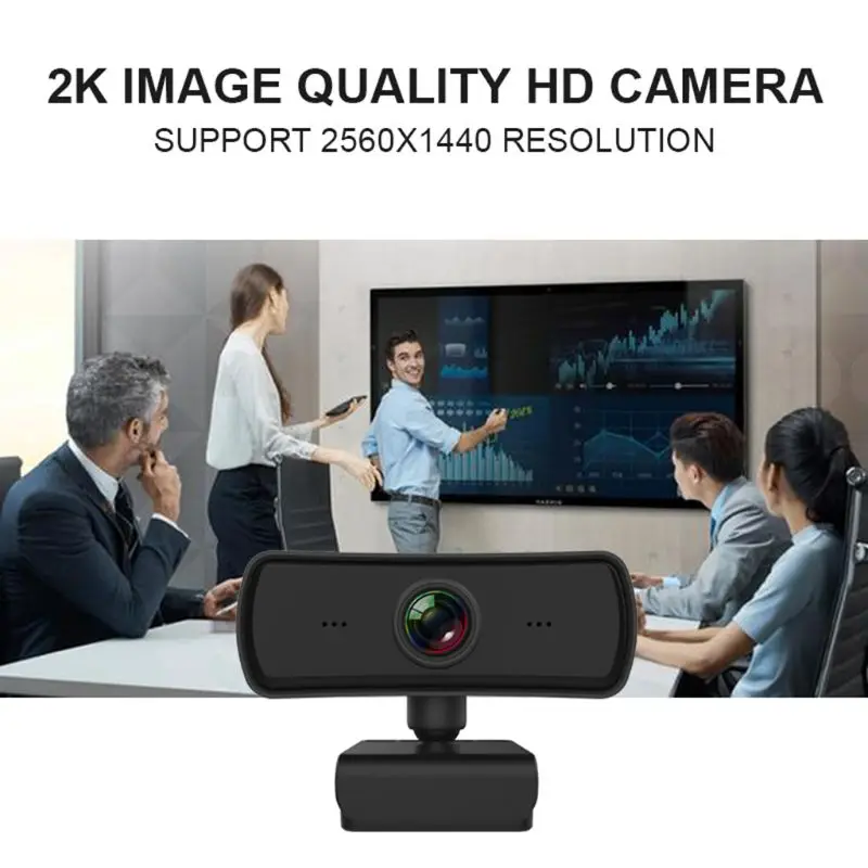 Rotatable Cameras for Live Video Class Conference PC 2K 2040x1080P