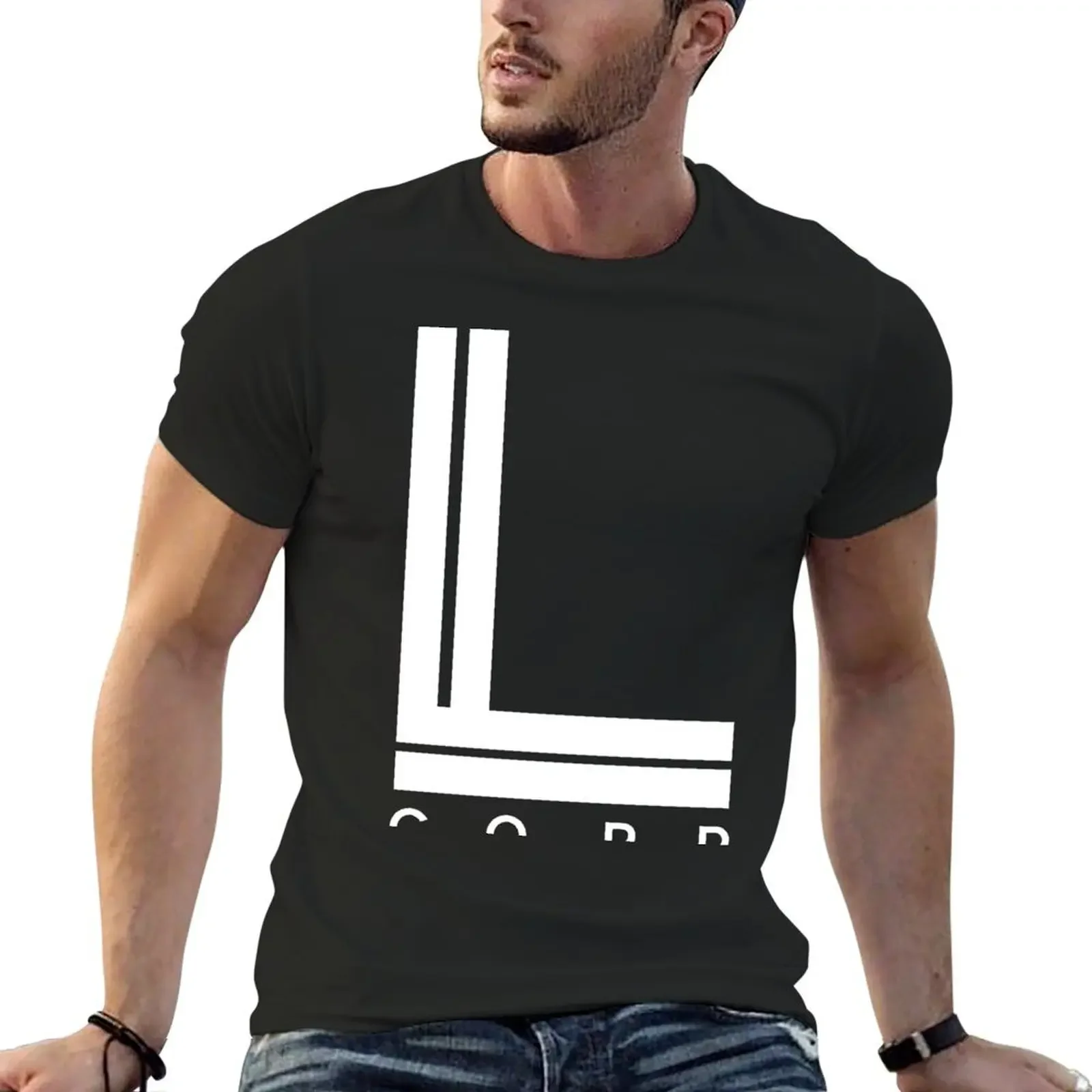 L-Corp T-Shirt graphic t shirt vintage boys animal print summer clothes mens t shirts